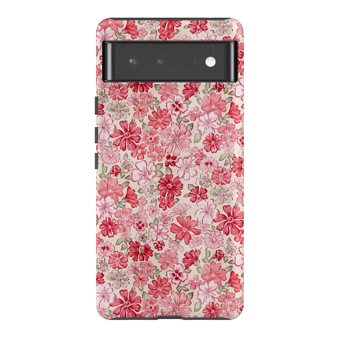 Strawberry Kiss Printed Phone Cases Google Pixel 6 Pro / Armoured by Oak Meadow - The Dairy
