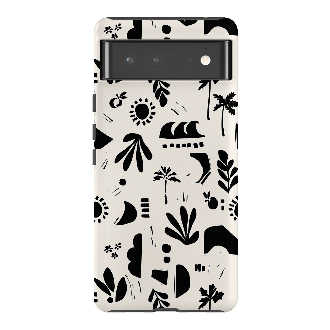 Inky Beach Printed Phone Cases Google Pixel 6 Pro / Armoured by Charlie Taylor - The Dairy