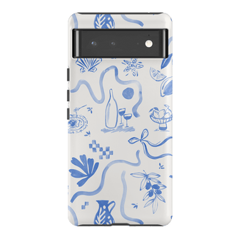 Mediterranean Wave Printed Phone Cases Google Pixel 6 Pro / Armoured by Charlie Taylor - The Dairy