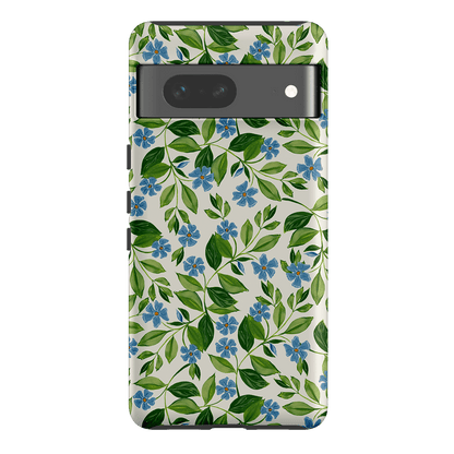Blue Vines Printed Phone Cases Google Pixel 7 / Armoured by Ellie Mae - The Dairy