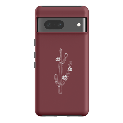 Cactus Flower Printed Phone Cases Google Pixel 7 / Armoured by Typoflora - The Dairy