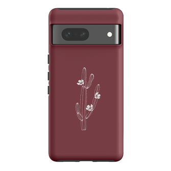 Cactus Flower Printed Phone Cases Google Pixel 7 / Armoured by Typoflora - The Dairy