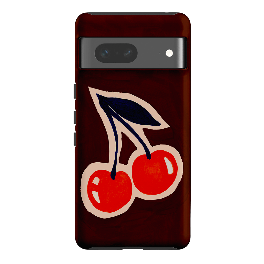 Cherries Printed Phone Cases Google Pixel 7 / Armoured by Studio Bon - The Dairy