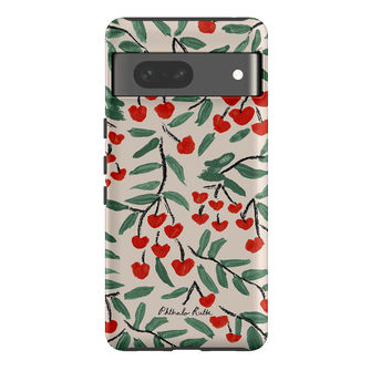 Cherry Love Printed Phone Cases Google Pixel 7 / Armoured by Phthalo Ruth - The Dairy