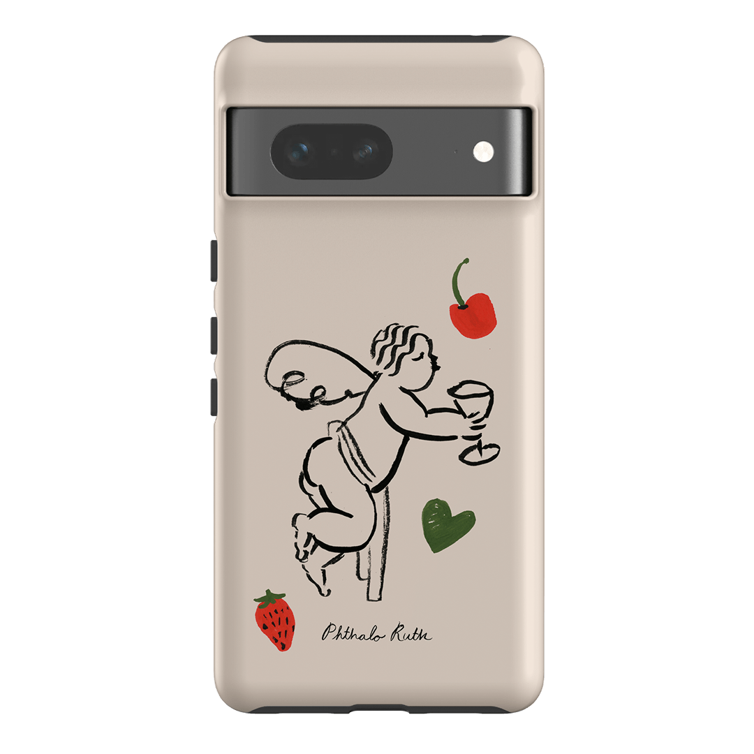 Cherub Printed Phone Cases Google Pixel 7 / Armoured by Phthalo Ruth - The Dairy