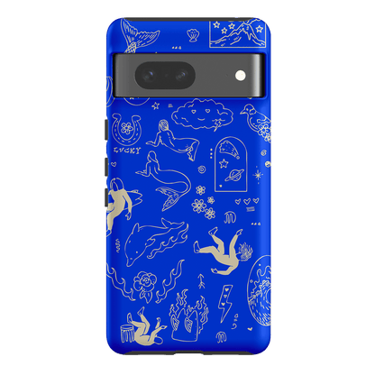 Easty Flash Blue Printed Phone Cases Google Pixel 7 / Armoured by Easty Beasty - The Dairy