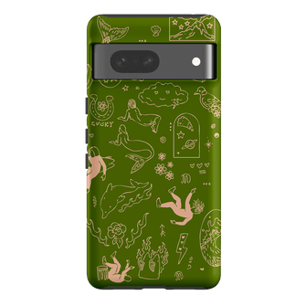 Easty Flash Green Printed Phone Cases Google Pixel 7 / Armoured by Easty Beasty - The Dairy