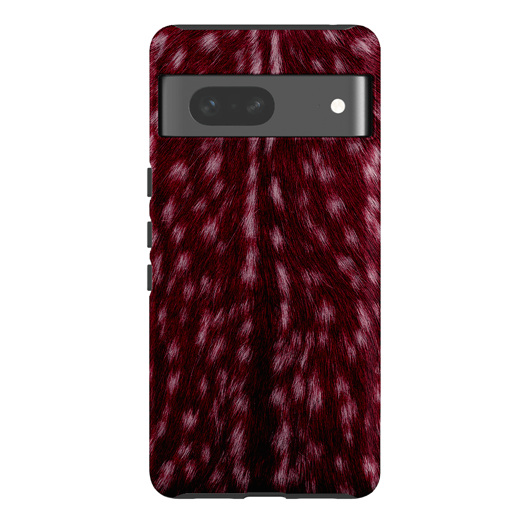 Fawn Burgundy Printed Phone Cases Google Pixel 7 / Armoured by The Dairy - The Dairy