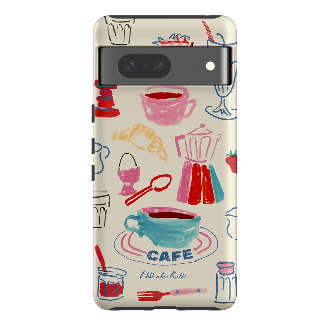 Home Cafe Printed Phone Cases Google Pixel 7 / Armoured by Phthalo Ruth - The Dairy