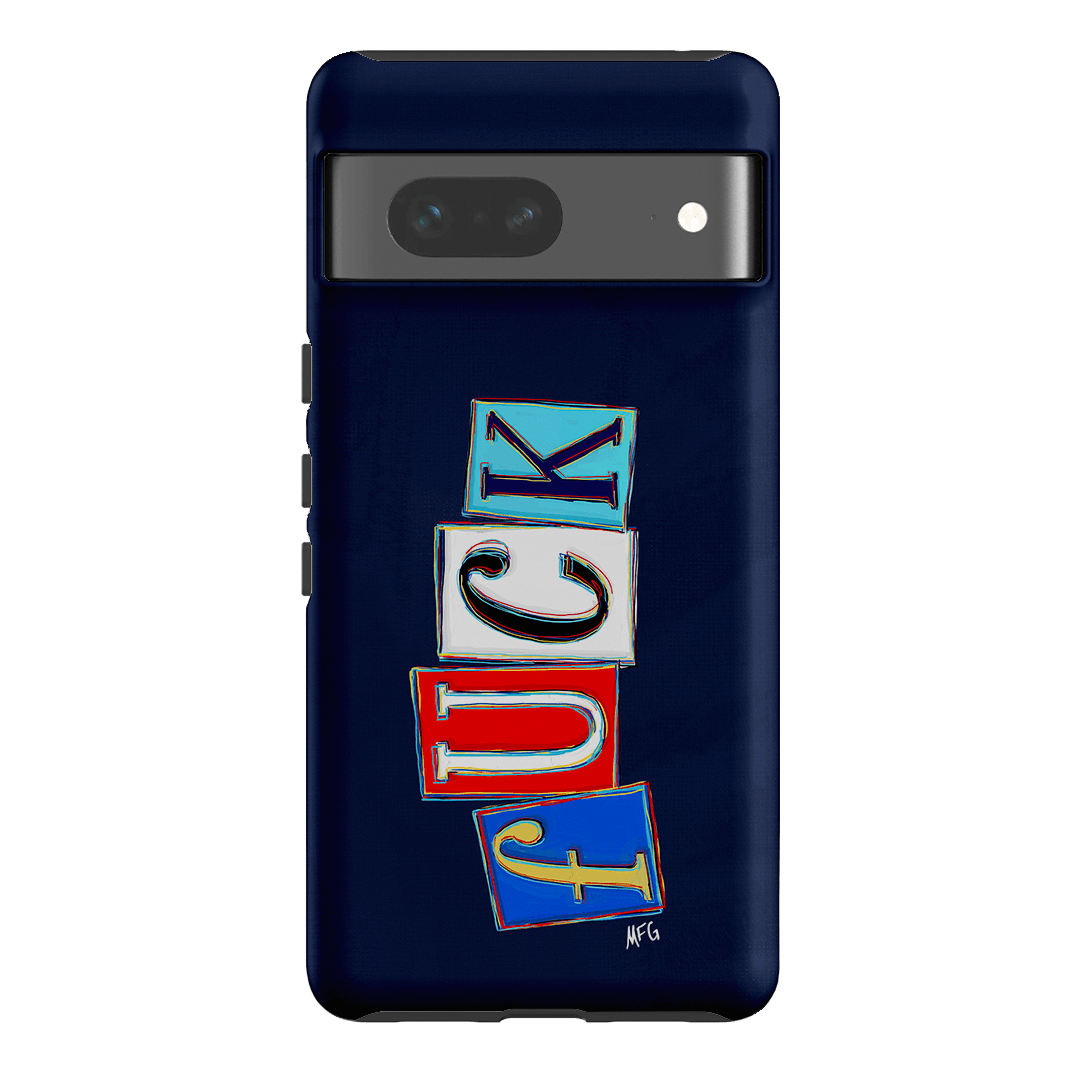 Lil Fcks Blue Printed Phone Cases Google Pixel 7 / Armoured by Margarbs Art - The Dairy