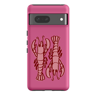 Lobster Love Pink Printed Phone Cases Google Pixel 7 / Armoured by The Dairy - The Dairy