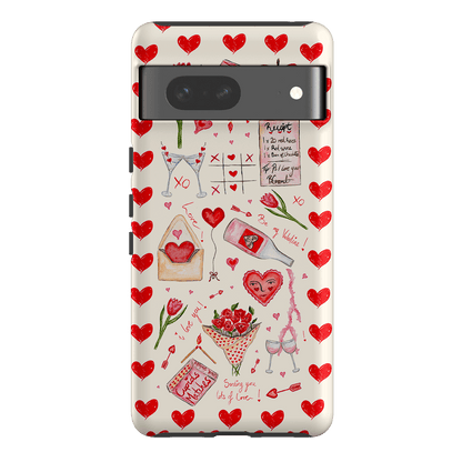 Love Note Printed Phone Cases Google Pixel 7 / Armoured by BG. Studio - The Dairy