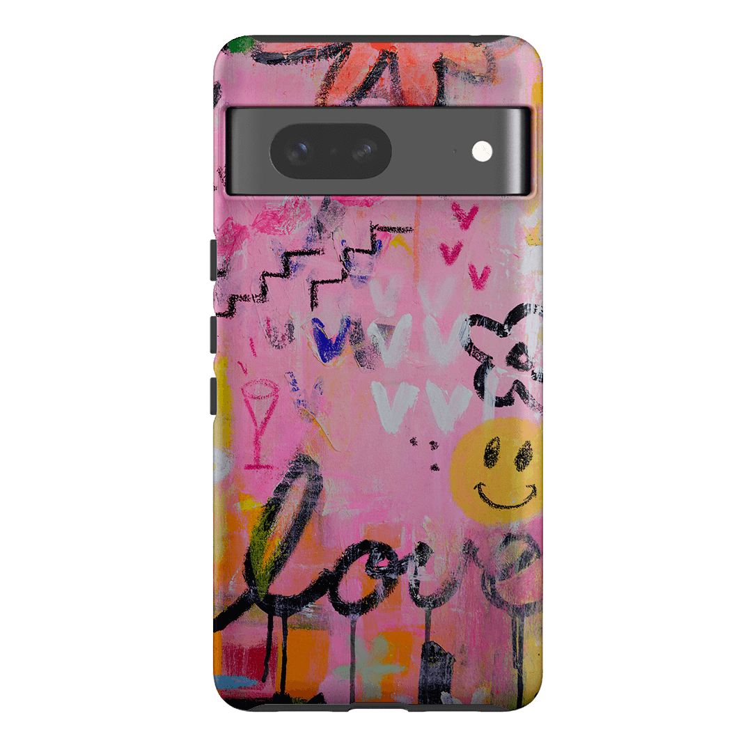 Love Smiles Printed Phone Cases Google Pixel 7 / Armoured by Jackie Green - The Dairy