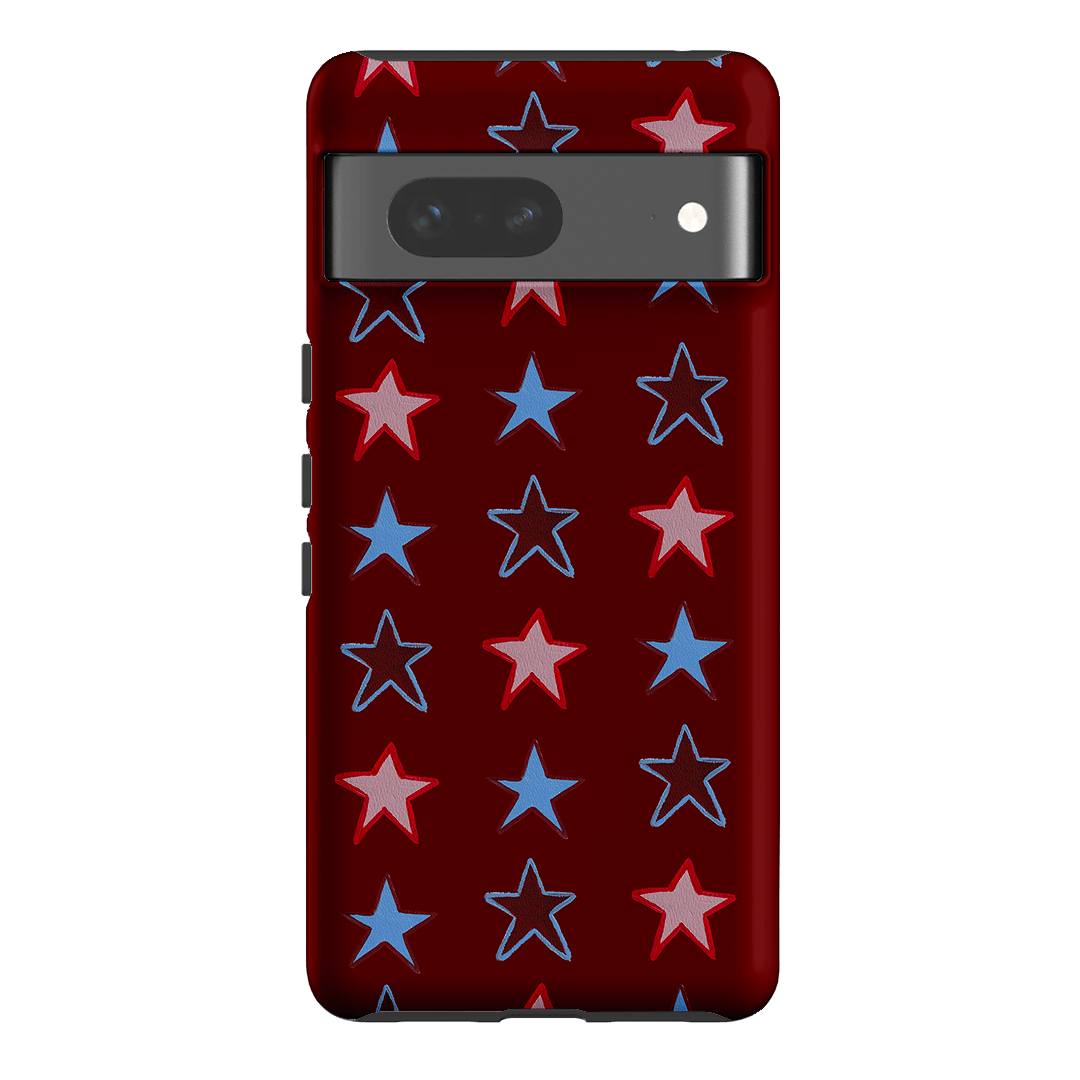 Lucky Stars Rouge Printed Phone Cases Google Pixel 7 / Armoured by BG. Studio - The Dairy