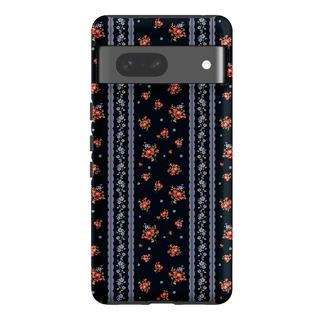 Midnight Stripe Printed Phone Cases Google Pixel 7 / Armoured by Kasiags Art - The Dairy