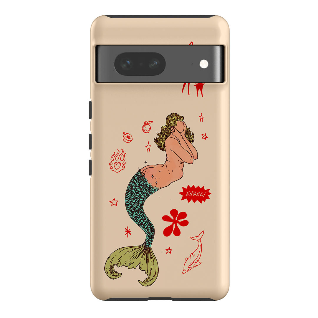 Mimi Cream Printed Phone Cases Google Pixel 7 / Armoured by Easty Beasty - The Dairy