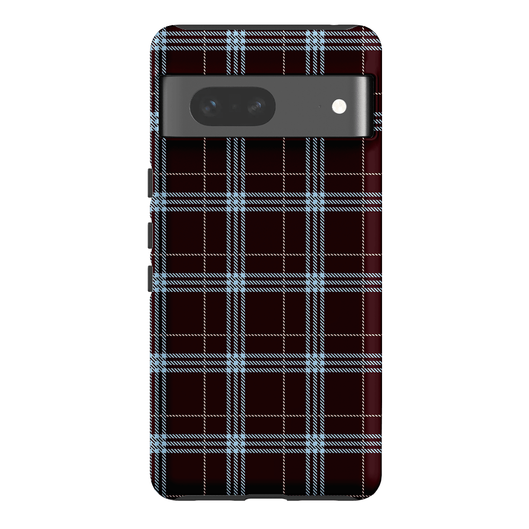 Mocha Plaid Printed Phone Cases Google Pixel 7 / Armoured by The Dairy - The Dairy