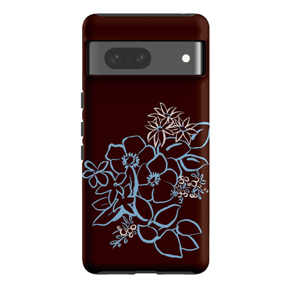 Mocha Posy Printed Phone Cases Google Pixel 7 / Armoured by Typoflora - The Dairy