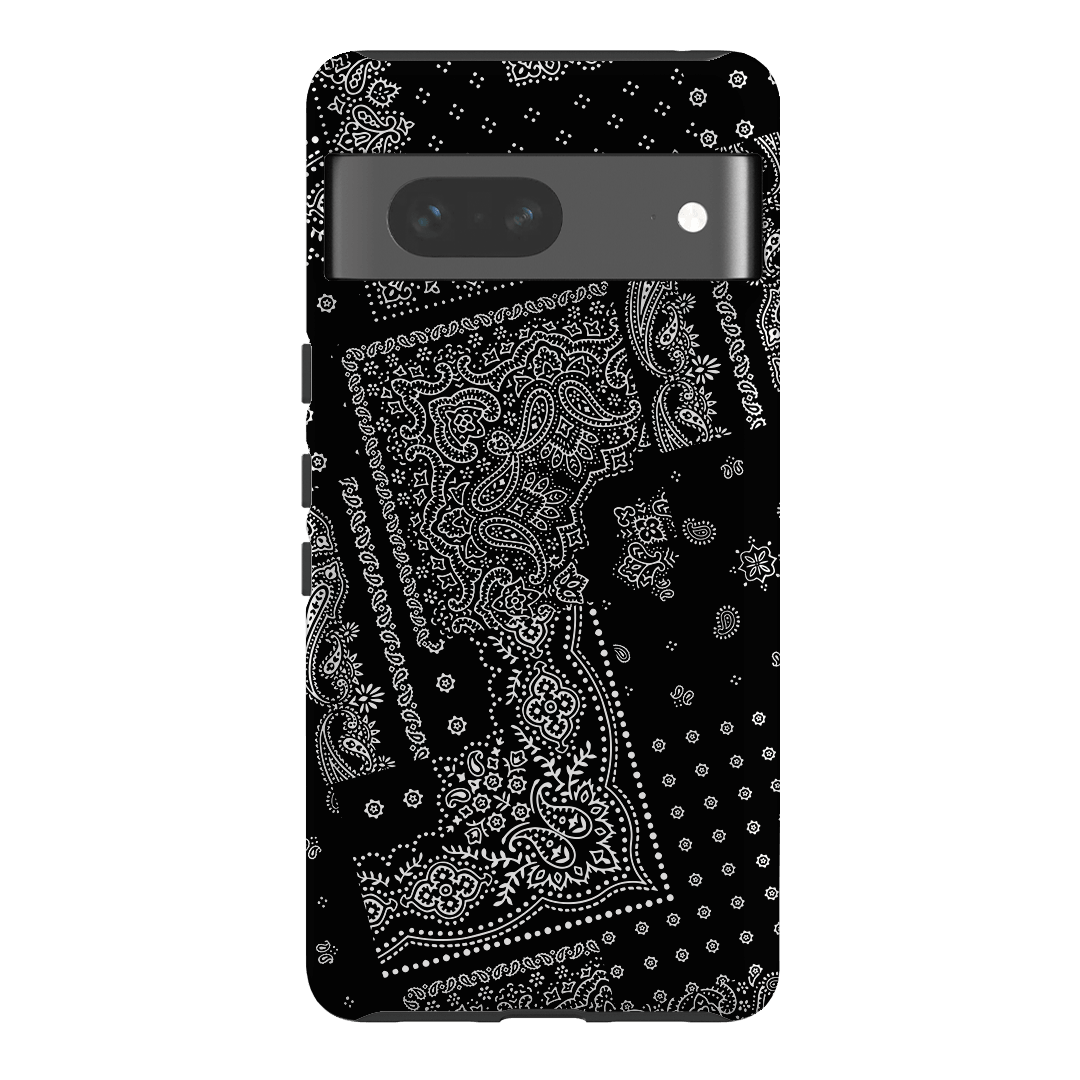Paisley Noir Printed Phone Cases Google Pixel 7 / Armoured by The Dairy - The Dairy