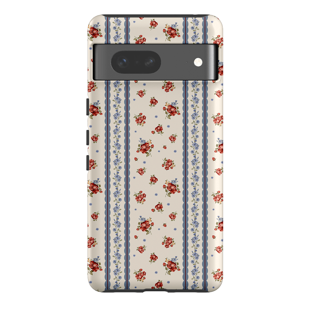 Rose Stripe Printed Phone Cases Google Pixel 7 / Armoured by Kasiags Art - The Dairy