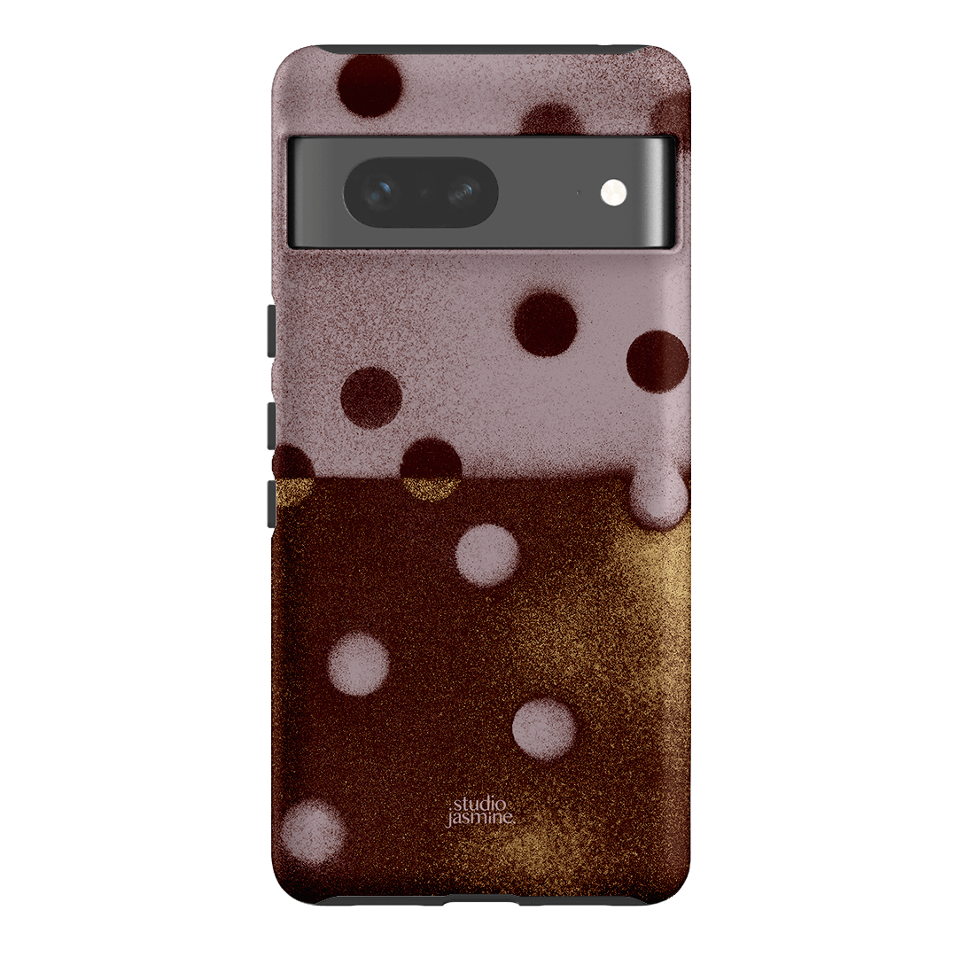 Rust Polka Dot Printed Phone Cases Google Pixel 7 / Armoured by Jasmine Dowling - The Dairy