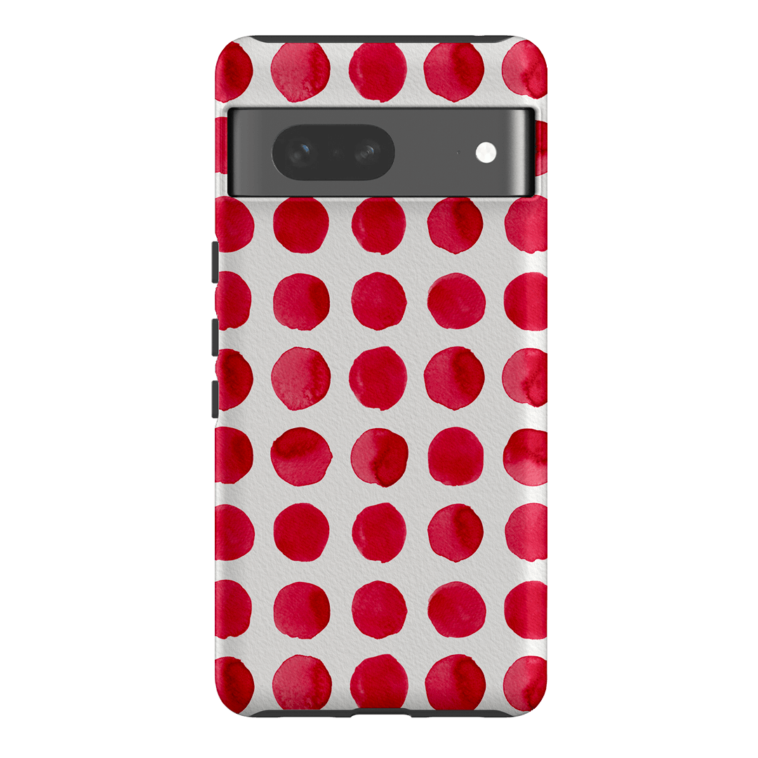 Spots in Red Printed Phone Cases by The Dairy - The Dairy