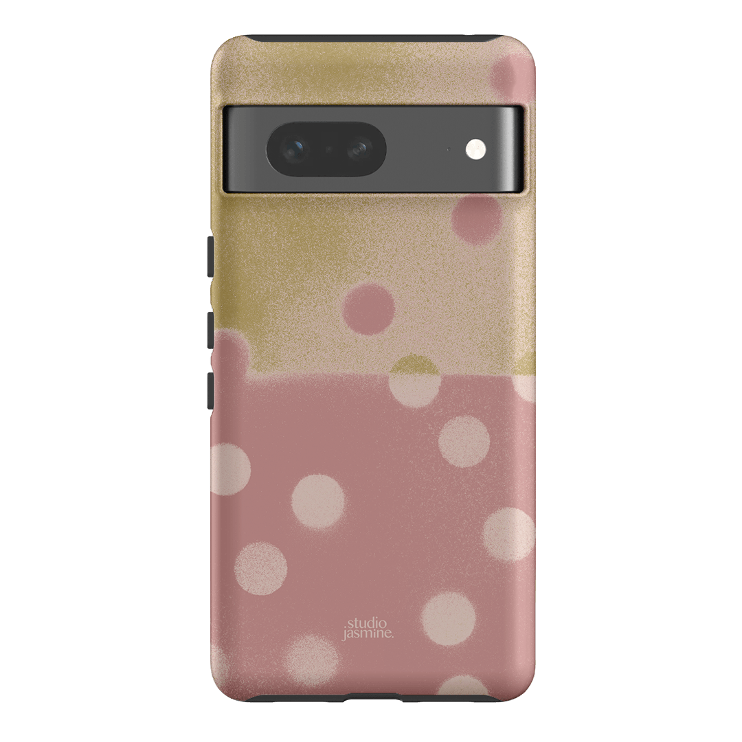 Strawberry Polka Dot Printed Phone Cases Google Pixel 7 / Armoured by Jasmine Dowling - The Dairy