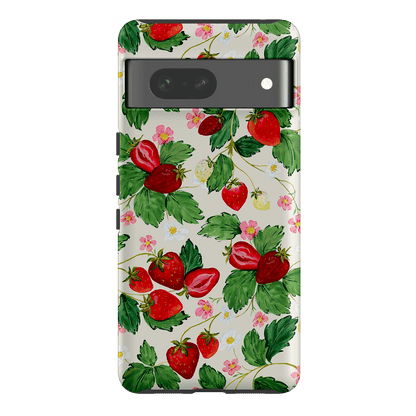Strawberry Patch Printed Phone Cases Google Pixel 7 / Armoured by Ellie Mae - The Dairy