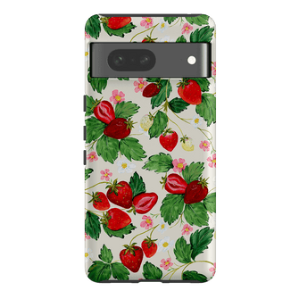Strawberry Patch Printed Phone Cases Google Pixel 7 / Armoured by Ellie Mae - The Dairy