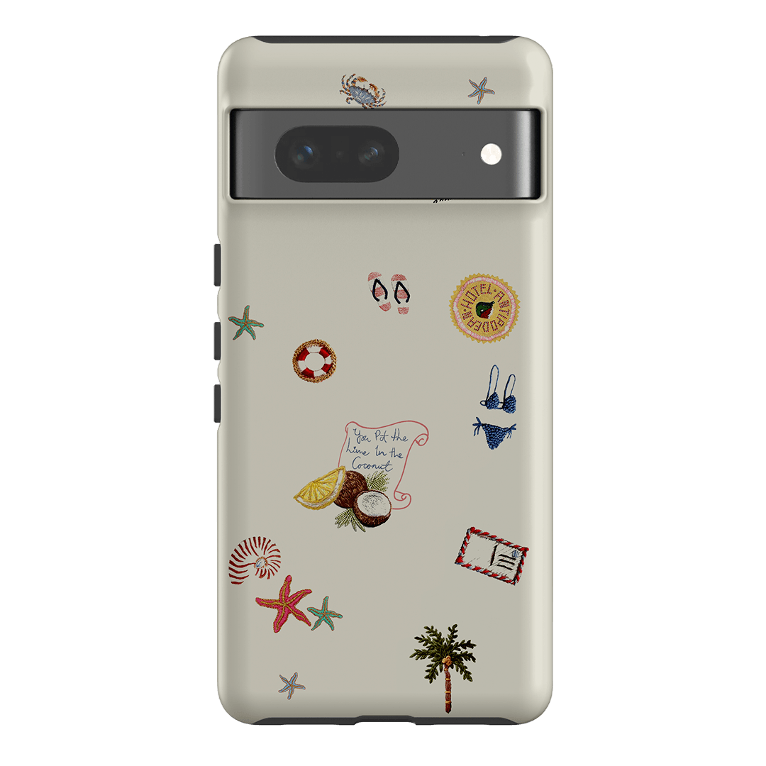 Vacay All Day Cream Printed Phone Cases by Antipodean - The Dairy