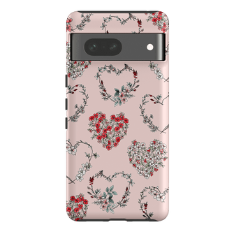 Wild Heart Wreath Printed Phone Cases Google Pixel 7 / Armoured by Typoflora - The Dairy