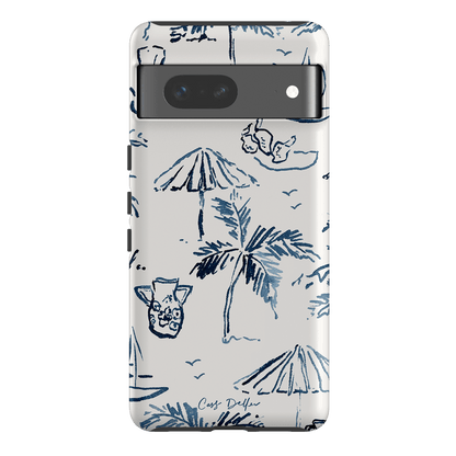 Balmy Blue Printed Phone Cases Google Pixel 7 / Armoured by Cass Deller - The Dairy