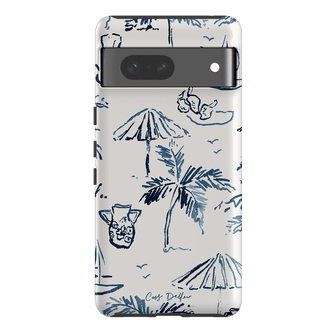 Balmy Blue Printed Phone Cases Google Pixel 7 / Armoured by Cass Deller - The Dairy