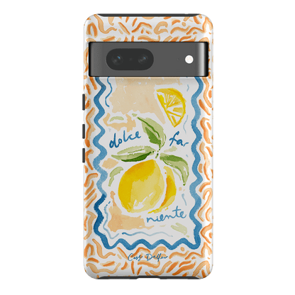 Dolce Far Niente Printed Phone Cases Google Pixel 7 / Armoured by Cass Deller - The Dairy