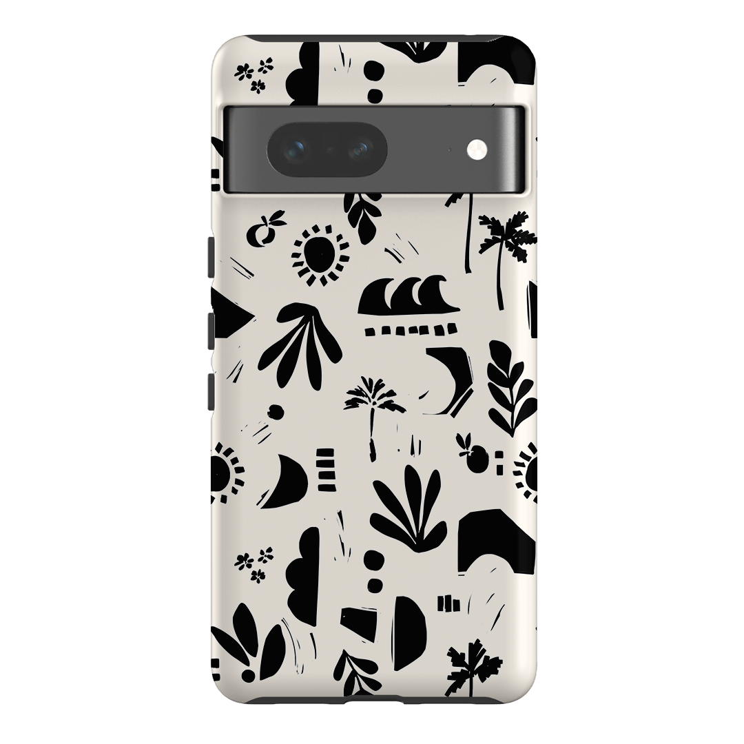Inky Beach Printed Phone Cases Google Pixel 7 / Armoured by Charlie Taylor - The Dairy