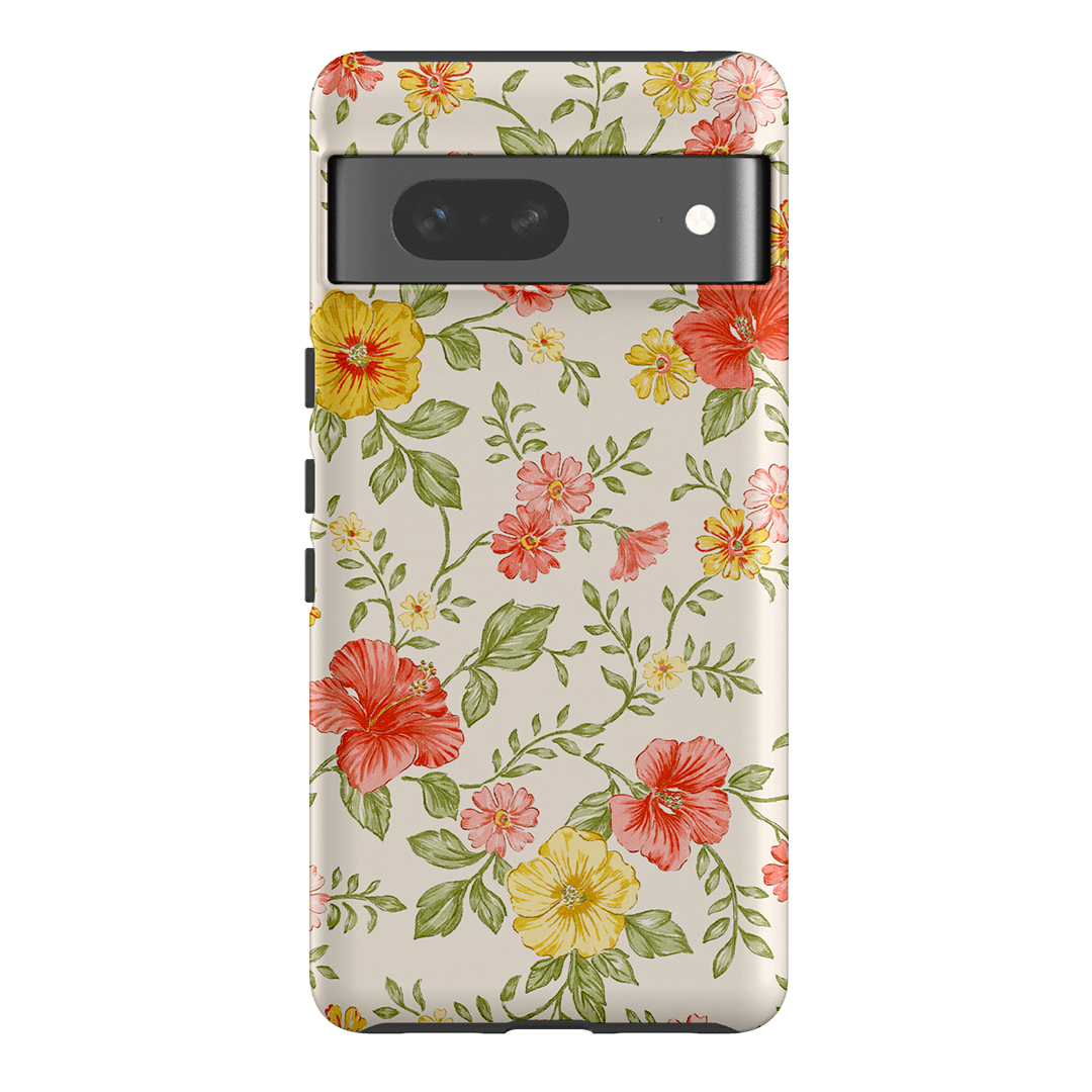 Hibiscus Printed Phone Cases Google Pixel 7 / Armoured by Oak Meadow - The Dairy