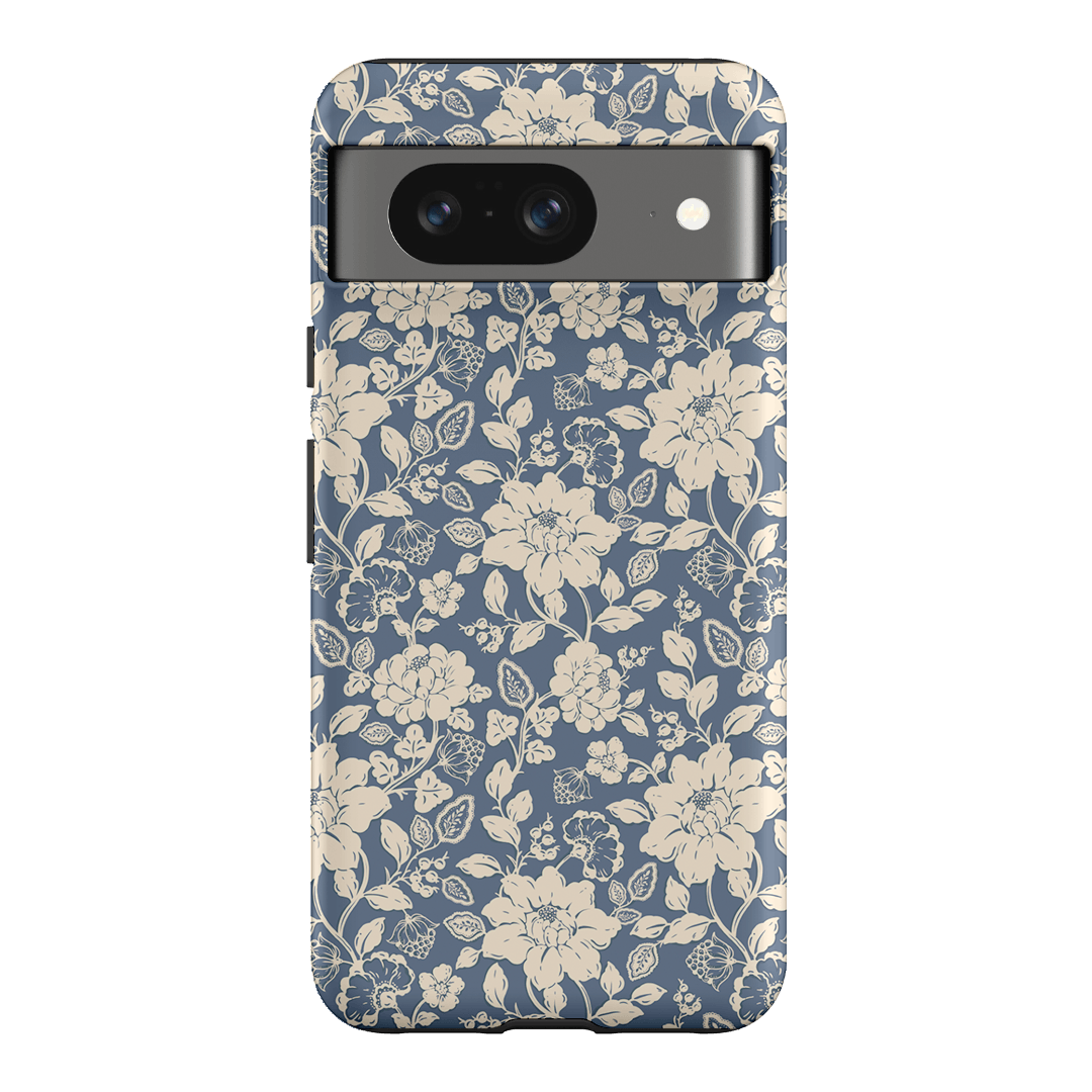 Blue Garden Printed Phone Cases Google Pixel 8 / Armoured by Kasiags Art - The Dairy