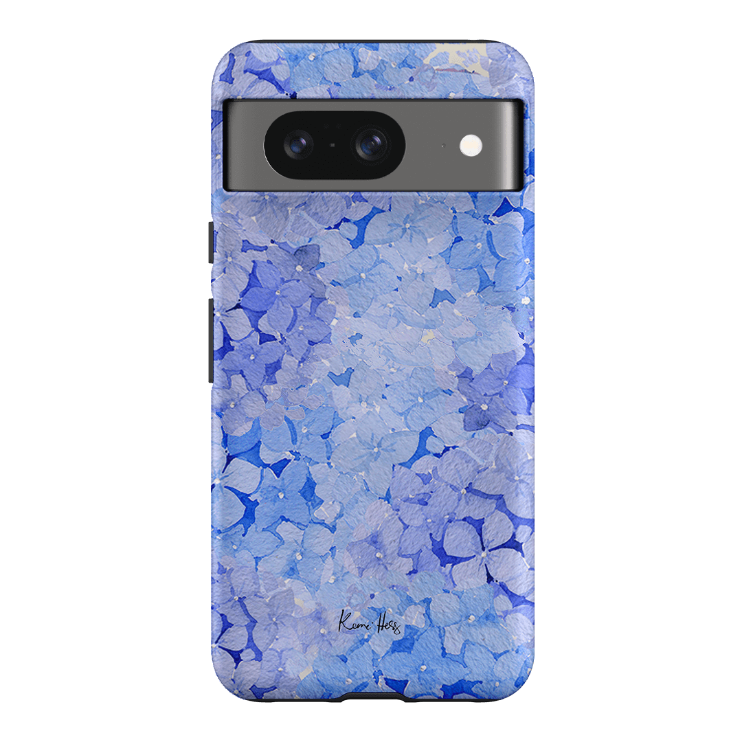 Hydrangea Blue Printed Phone Cases Google Pixel 8 / Armoured by Kerrie Hess - The Dairy