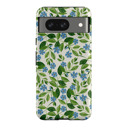 Blue Vines Printed Phone Cases Google Pixel 8 / Armoured by Ellie Mae - The Dairy