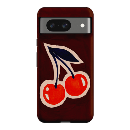 Cherries Printed Phone Cases Google Pixel 8 / Armoured by Studio Bon - The Dairy