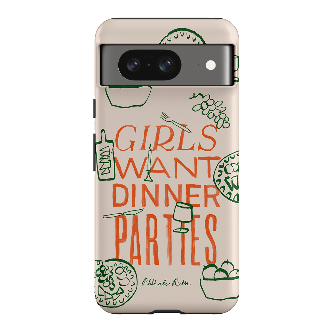 Dinner Parties Printed Phone Cases Google Pixel 8 / Armoured by Phthalo Ruth - The Dairy