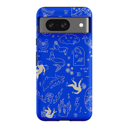 Easty Flash Blue Printed Phone Cases Google Pixel 8 / Armoured by Easty Beasty - The Dairy