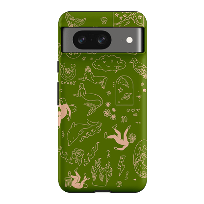 Easty Flash Green Printed Phone Cases Google Pixel 8 / Armoured by Easty Beasty - The Dairy