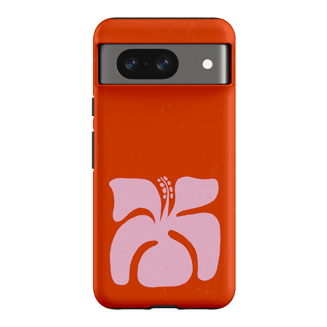 Hibiscus Crush Printed Phone Cases Google Pixel 8 / Armoured by Marie Faurrite - The Dairy