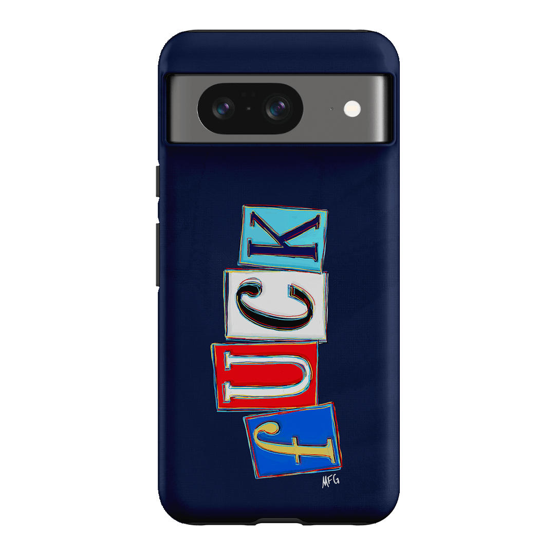 Lil Fcks Blue Printed Phone Cases Google Pixel 8 / Armoured by Margarbs Art - The Dairy