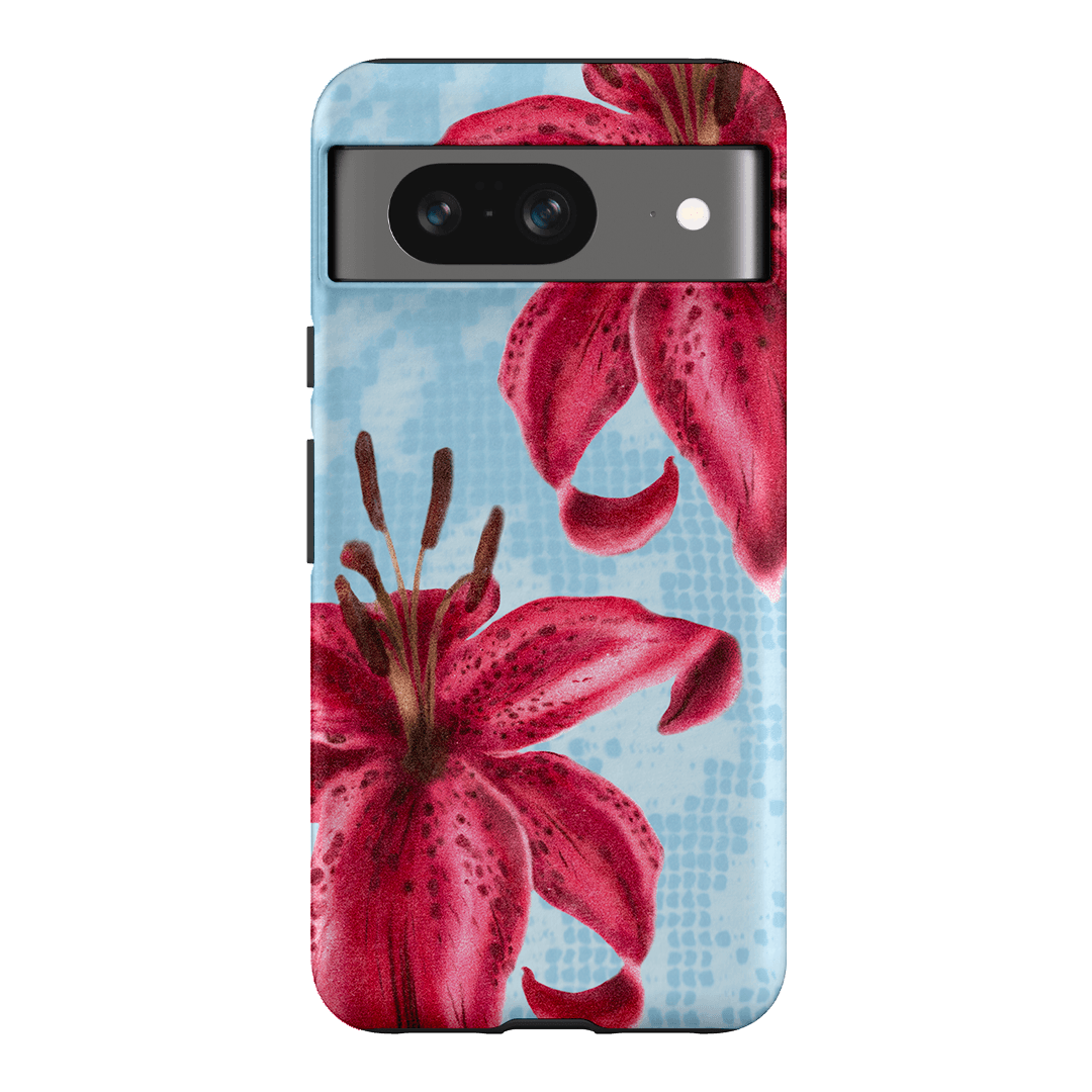 Lillies Printed Phone Cases Google Pixel 8 / Armoured by Sally Hungerford - The Dairy