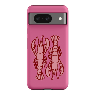Lobster Love Pink Printed Phone Cases Google Pixel 8 / Armoured by The Dairy - The Dairy