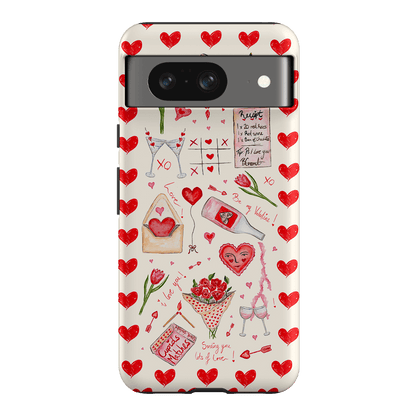 Love Note Printed Phone Cases Google Pixel 8 / Armoured by BG. Studio - The Dairy
