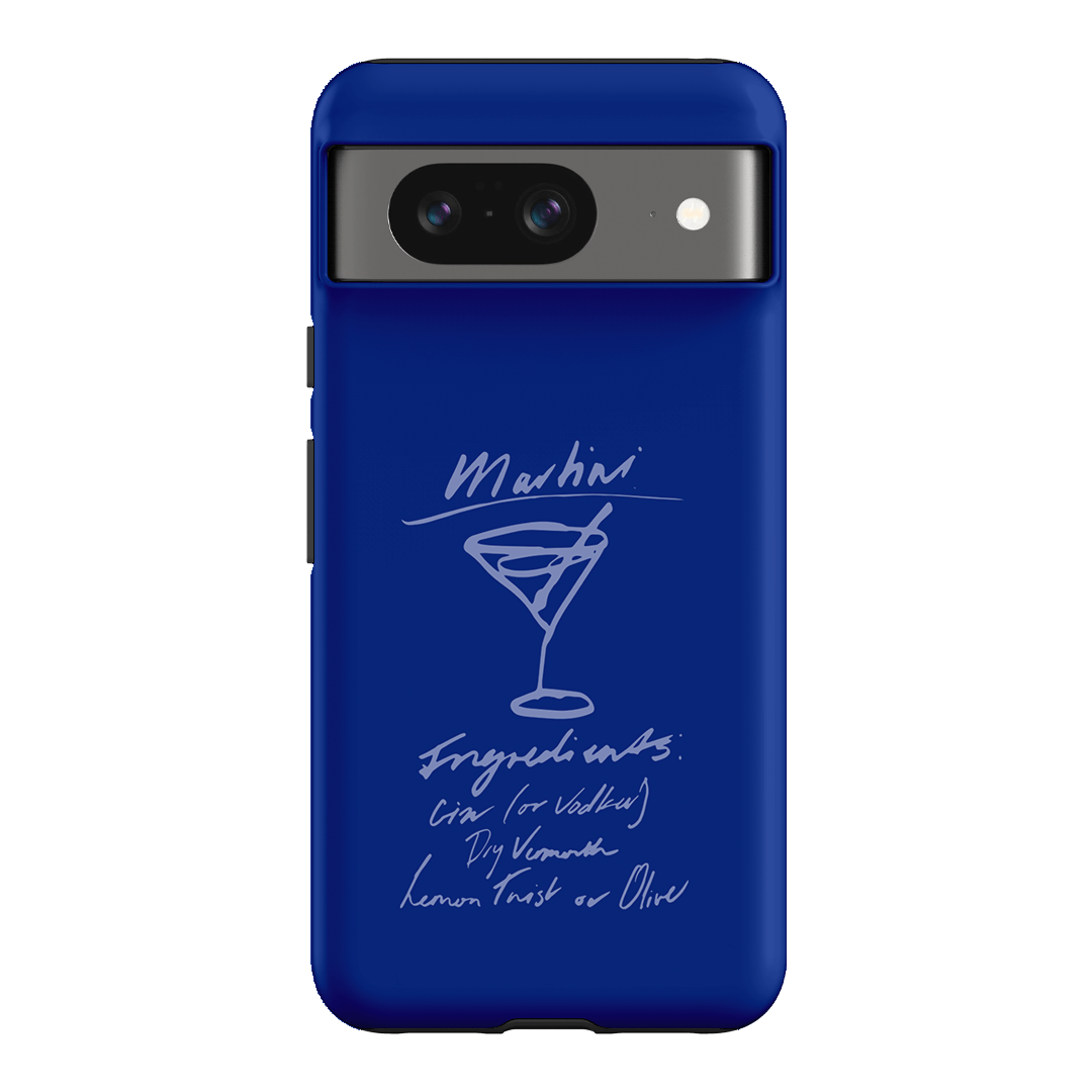 Martini Mood Blue Printed Phone Cases Google Pixel 8 / Armoured by The Dairy - The Dairy