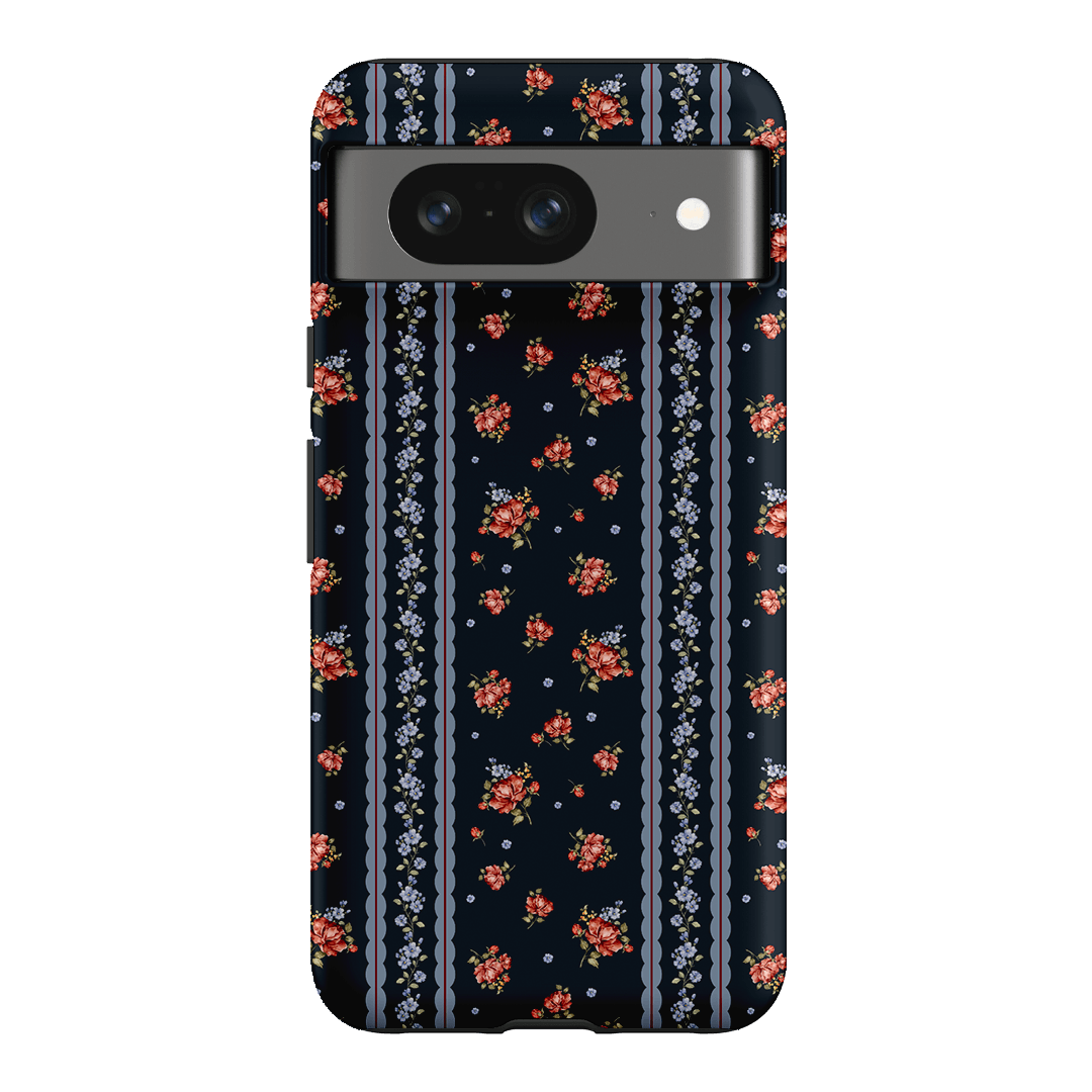 Midnight Stripe Printed Phone Cases Google Pixel 8 / Armoured by Kasiags Art - The Dairy